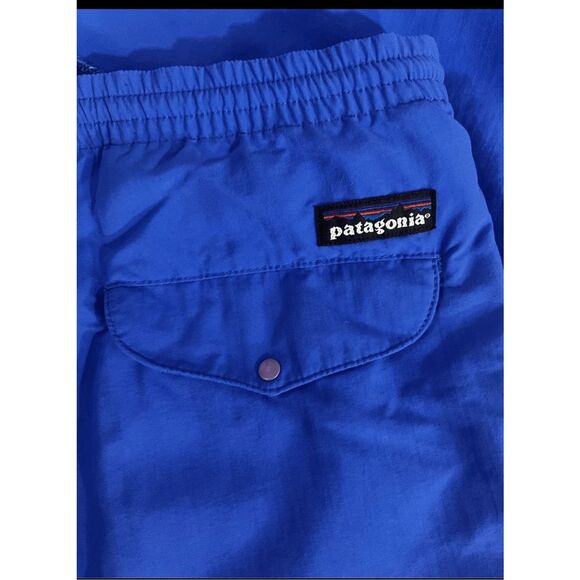 Patagonia Men Blue Jogging Pants Size XL Drawstring Adjustable Waist Pocket - Picture 9 of 13